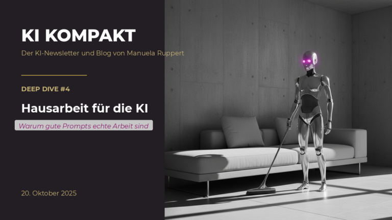 KI Kompakt Deep Dive 4: Humanoide Roboter und die Zukunft der Hausarbeit, Newsletter-Thumbnail