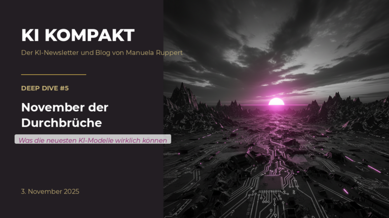 KI Kompakt Deep Dive 5: KI-News November 2025 – der Monat der Durchbrüche, Newsletter-Thumbnail